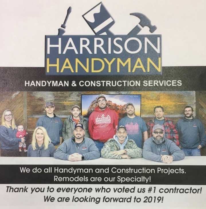 Harrison Handyman voted #1 contractor. Staff photo.