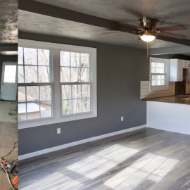 Kitchen and Living Remodel 