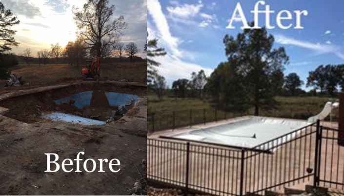 Underground Pool Installation 